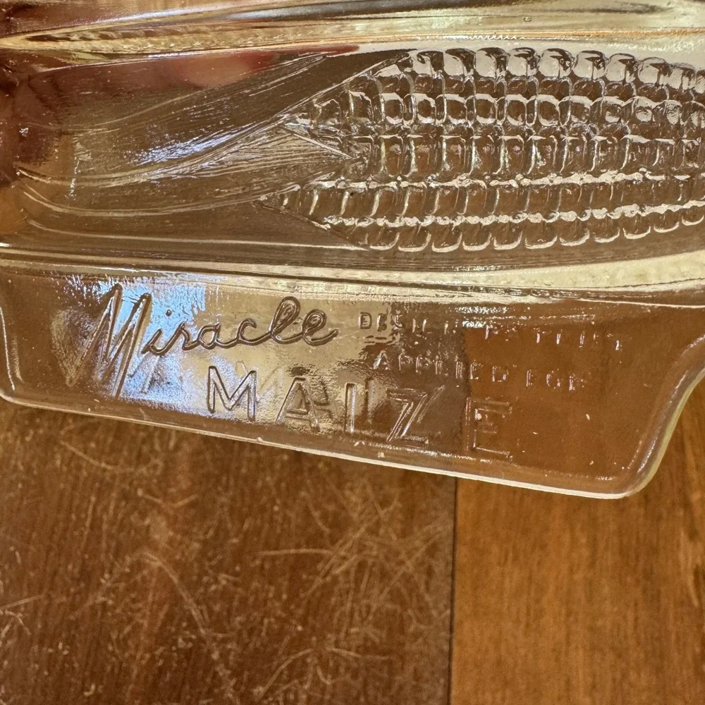 Miracle Maize vintage glass